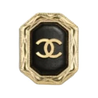 CHANEL Metal Brooches Women's Gold