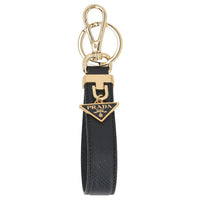 PRADA Logo Plaque Key Ring
