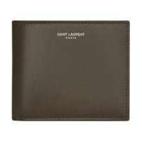 SAINT LAURENT Cow Leather Card Holder, Wallet Men's Light Musk