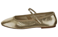 CELINE Mary Jane Ballerina Les Ballerines Light Gold Women's'ss