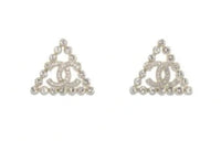 CHANEL Earrings Women's Silver