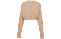 PRADA Cashmere Sweaters Women's Camel Brown