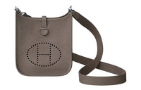 HERMES Evelyne Cow Leather Crossbody Bag, Shoulder Bag Mini Unisex