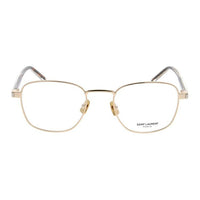 SAINT LAURENT Irregular Shape Eyeglass Frames Unisex Gold