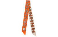 HERMES Silk Scarves Women's Orange