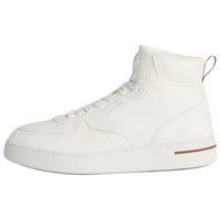 Loro Piana Newport High Top Skateboard Shoes Men's White