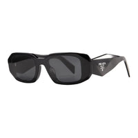 PRADA Plate Frame Metal Enamel Rectangular Sunglasses Women's Multicolor