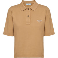 PRADA SS24 Polo Shirt Women's Khaki