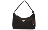 PRADA Nylon Shoulder Bag Handbag Women's Black
