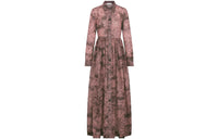 DIOR Long Sleeved Dress Women's Dark Gray