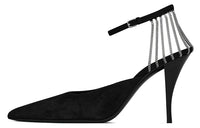 SAINT LAURENT Viper Slim Heel High Heels 9cm Women's Black