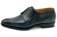 LOUIS VUITTON Varenne Derby Casual Shoes Men's Dark Blue