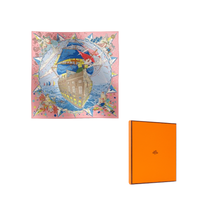 HERMES Silk Silk Scarves Women's Multicolor