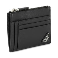 PRADA Leather Wallet Men's Black