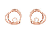 HERMES Earrings Women's Rose Gold