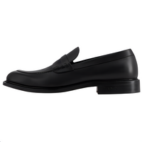 LOUIS VUITTON Fle Loafers Men's Black