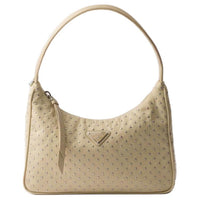 PRADA Hobo Recycled Nylon Handbag Mini Women's Desert Yellow