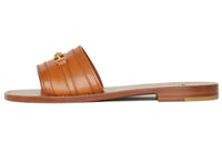 CELINE Triomphe Slide Slippers Women's Tawny