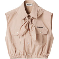 MIU MIU Crop Tops Women's Pink