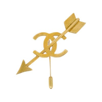 CHANEL Cc Arrow Brooch