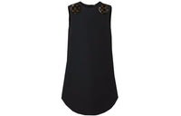 LOUIS VUITTON Oversized Braided Button Dress