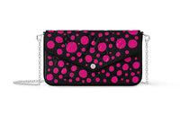 LOUIS VUITTON Lv X Yk Felicie Pochette Black/Fuchsia