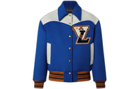 LOUIS VUITTON Baseball Jacket Women's Blue