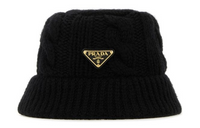 PRADA Cable-Knit Bucket Hat