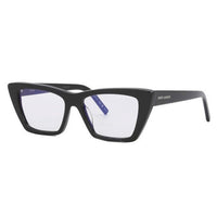 SAINT LAURENT Eyewear Logo engraved Cat eye Frame Glasses