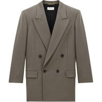 SAINT LAURENT Double-Breasted Oversized Jacket