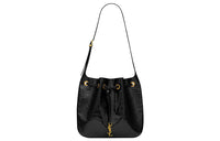 SAINT LAURENT PARIS Cow Leather Hobo Bag, Handbag, Shoulder Bag Women's Black