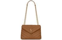 SAINT LAURENT LOULOU Quilted Leather Crossbody Bag, Shoulder Bag Women's