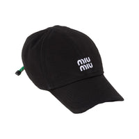 MIU MIU Velvet Baseball Cap