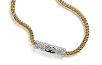 CHANEL Necklaces Women's Gold
