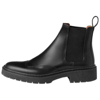 HERMES Ankle-Length Chelsea Boots Men's Black