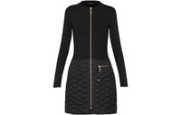 LOUIS VUITTON Long-Sleeved Dresses Women's Black