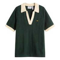adidas x CLOT by Edison Chen Knit Polo Shirt Asia Sizing 'Green Night' IK2942