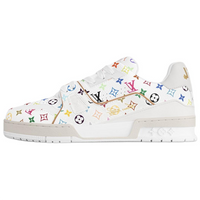 Takashi Murakami x LOUIS VUITTON Trainer Low-Top Skateboard Shoes Women's White
