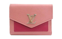 LOUIS VUITTON MYLOCKME Cow Leather Wallet Women's Rose Pink