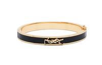 SAINT LAURENT Logo Plaque Bangle