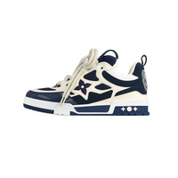 LOUIS VUITTON Skate Low-Top Skateboard Shoes Women's Marine Blue