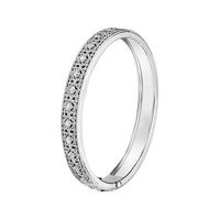 DIOR 18K White Gold Bangles Women's Silver