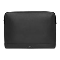 SAINT LAURENT PARIS Leather Clutch Unisex Black