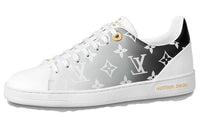 LOUIS VUITTON Frontrow Calfskin Sneakers Black Women's