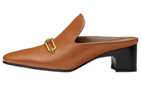 HERMES Diane Closed Toe Slippers Women's