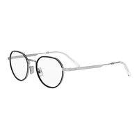 DIOR Metal Round Eyeglass Frames Unisex Black/Silver
