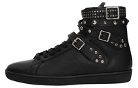 SAINT LAURENT High Top Stylish Skateboarding Shoes Men's Black
