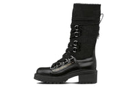 DIOR D-Fight Mid-Calf Boots Women's Black