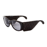CHANEL 2000s Quilted leather Sunglasses