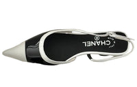 CHANEL Casual Single Shoes Women's Black White